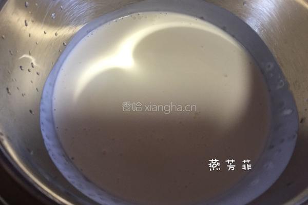 红豆沙抹茶甜点的做法图解3