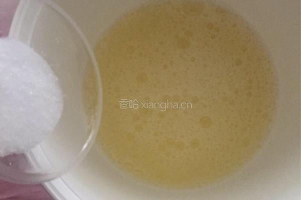 蜜豆糯米蒸蛋糕的做法图解4