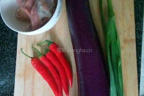家常烧茄子的做法图解1
