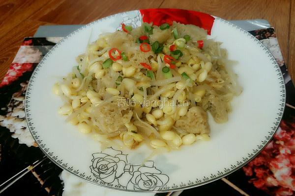 豆芽拌面筋的做法图解7