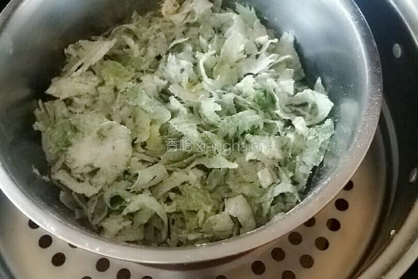 芹菜叶麦饭的做法图解6