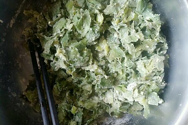 芹菜叶麦饭的做法图解7