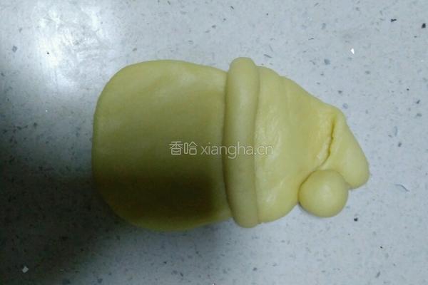 萌萌哒圣诞老人面包的做法图解6