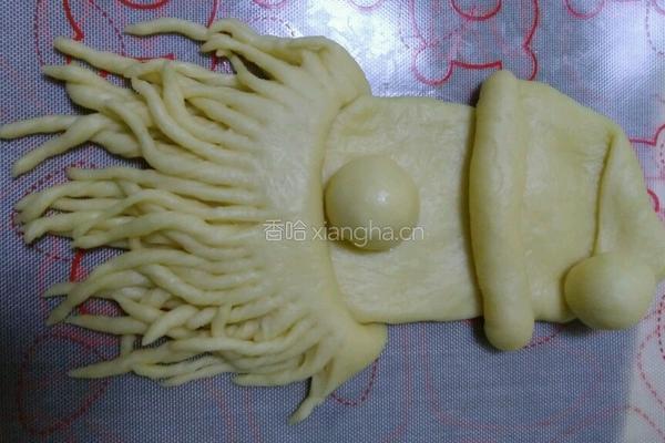 萌萌哒圣诞老人面包的做法图解11