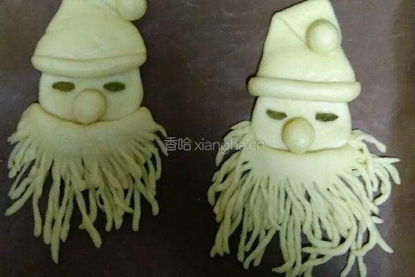 萌萌哒圣诞老人面包的做法图解12