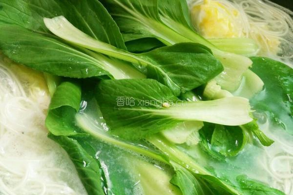 青菜鸡蛋面的做法图解7