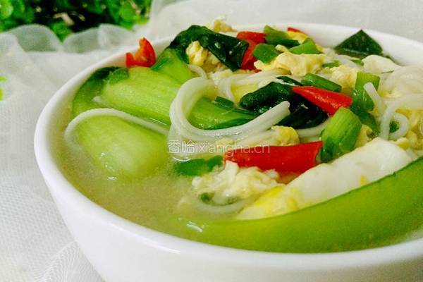 青菜鸡蛋面的做法图解10