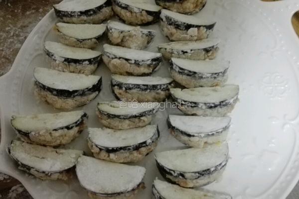 红烧茄盒的做法图解6