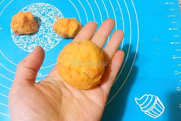 红薯椰蓉饼的做法图解7