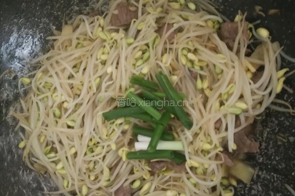 豆芽炒牛肉的做法图解6