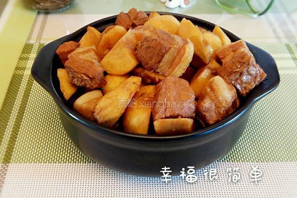 五花肉煨茨菇的做法图解10