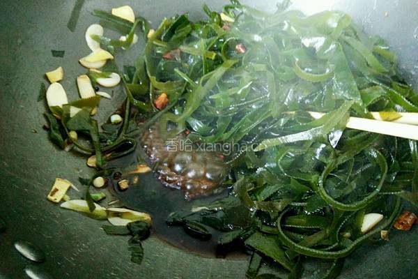 辣炒海带丝的做法图解6