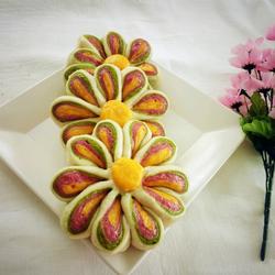 五彩梅花饼的做法[图]