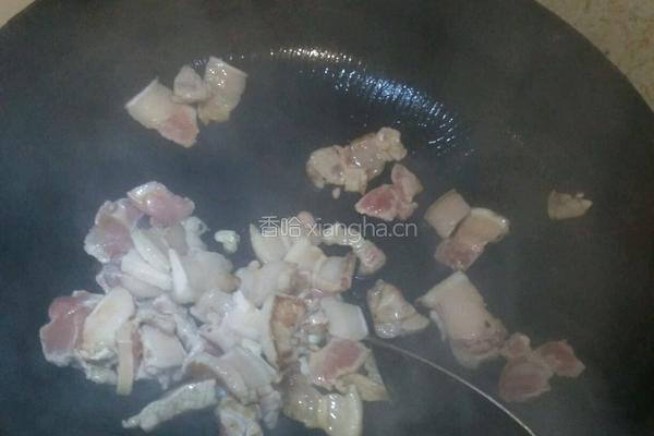 白菜炖肉的做法图解2