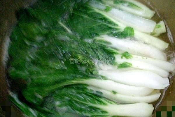 水煮小白菜的做法图解2