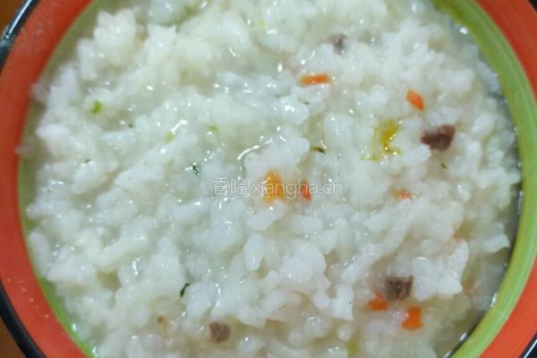 牛肉胡萝卜稀饭的做法图解4