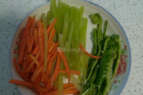 鱼香肉丝（清真）的做法图解3