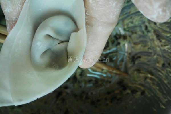 木耳猪肉馄炖的做法图解8