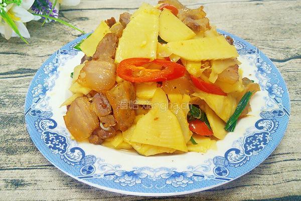 冬笋炒腊肉的做法图解10