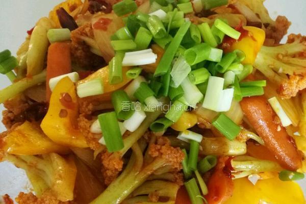 香辣花菜的做法图解6