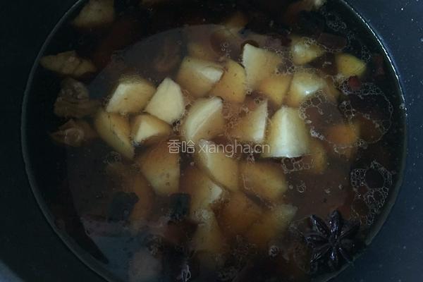 土豆炖牛腩的做法图解7