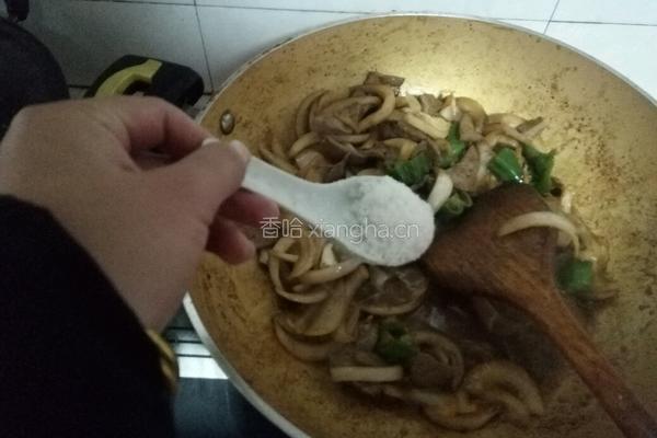 洋葱炒猪肝的做法图解14