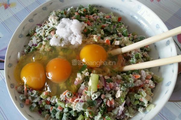 无敌蔬菜燕麦蛋饼的做法图解4