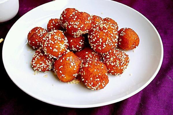 芝麻红薯丸的做法图解17