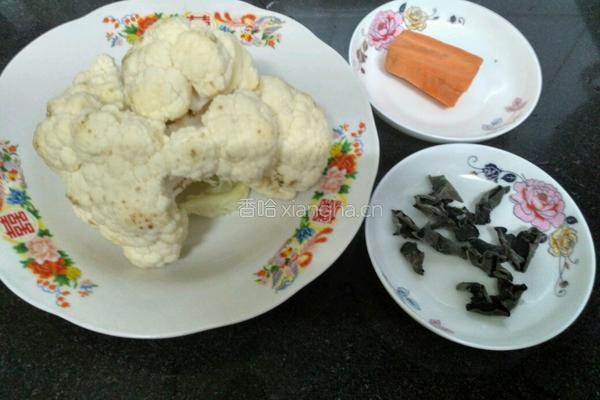 炝菜花的做法图解1