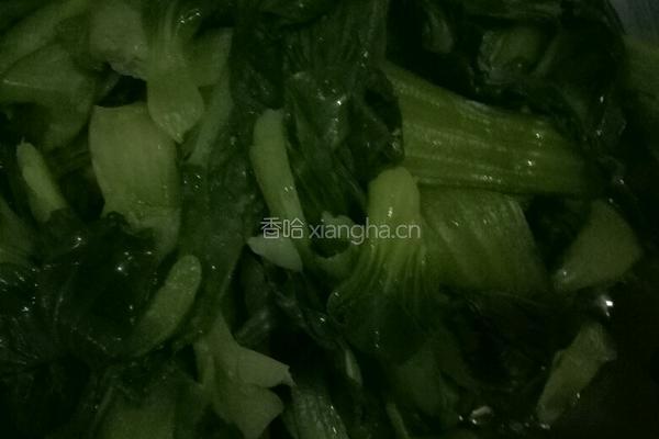 白菜炒豆腐的做法图解2