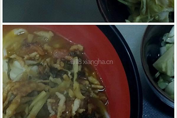 八叔 雪菜肉丝面的做法图解4
