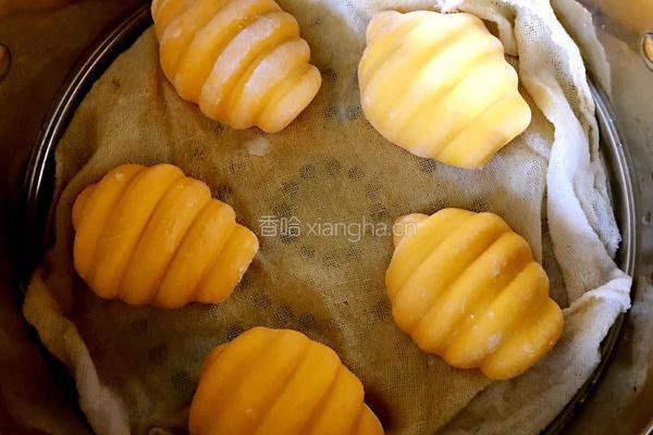 南瓜海螺馒头的做法图解21