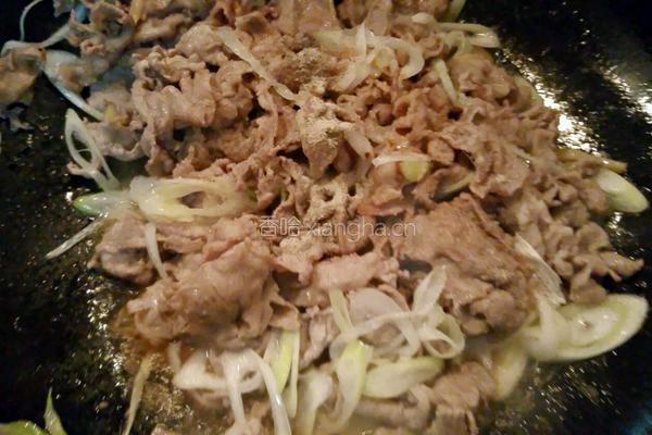 葱爆羊肉的做法图解8