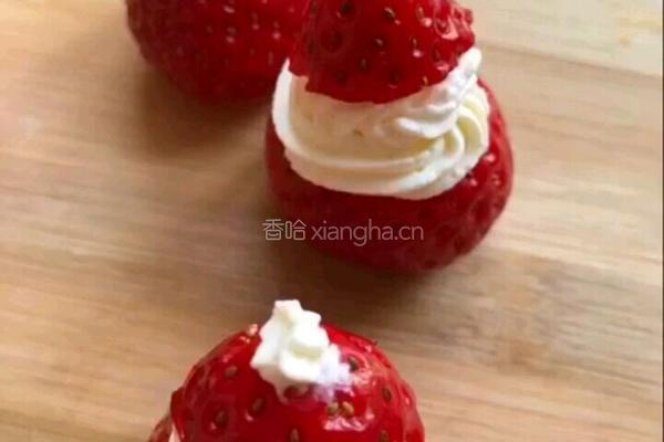 草莓圣诞老人的做法图解6