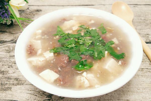豆腐牛肉汤的做法图解14