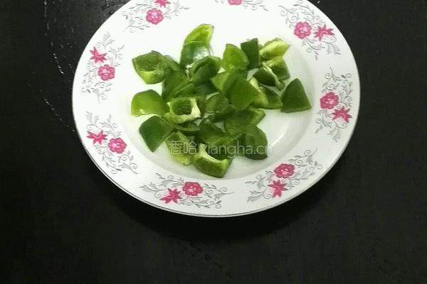 青椒炒猪肝的做法图解4