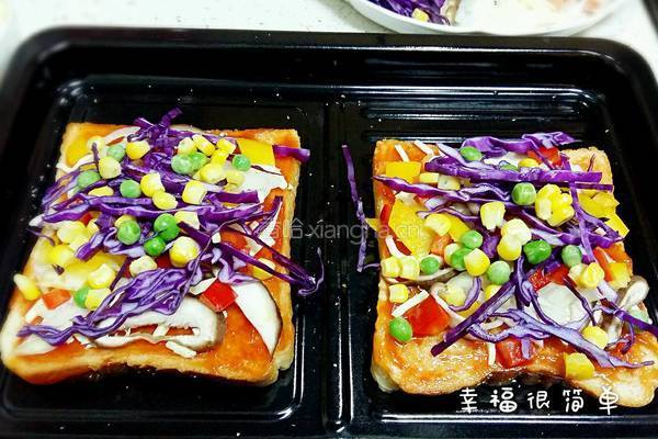 吐司披萨的做法图解6