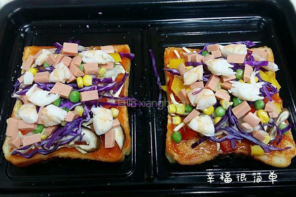 吐司披萨的做法图解7