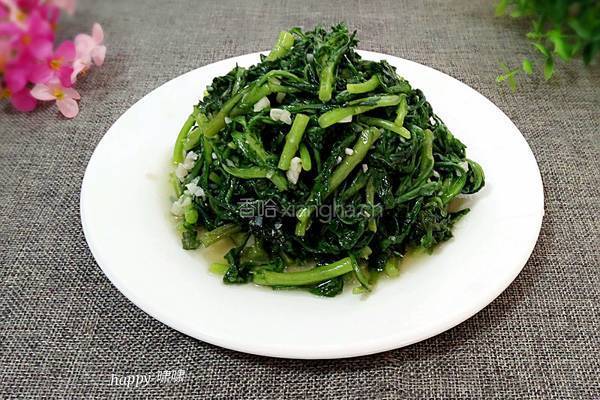 蒜蓉茼蒿的做法图解6