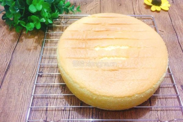 8寸原味戚风蛋糕的做法图解13