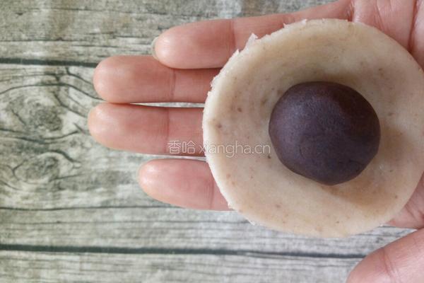 淡紫薯红豆酥的做法图解15