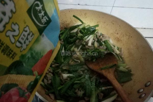 大蒜炒肉丝的做法图解8