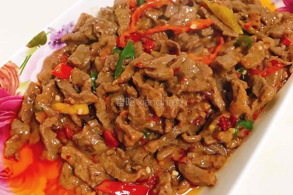泡椒炒牛肉丝