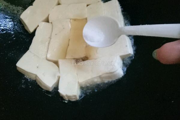肉末焖客家豆腐的做法图解4