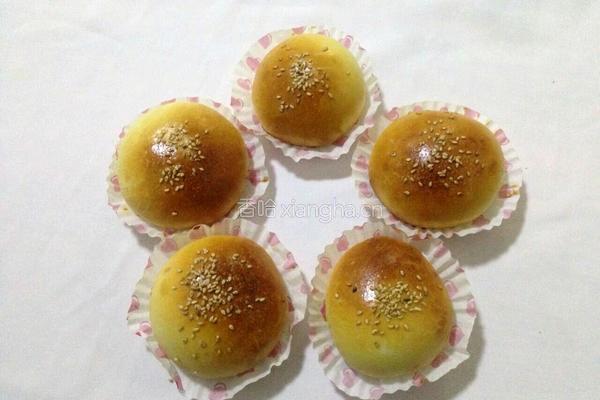 豆沙小餐包的做法图解16