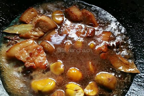 栗子红烧肉的做法图解10