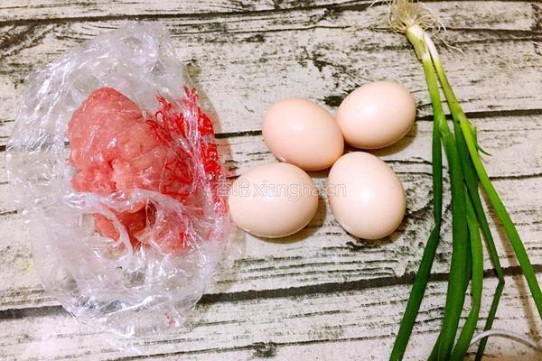 肉末浇蛋的做法图解1