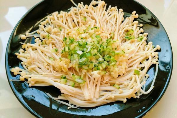 蒜香金针菇的做法图解7