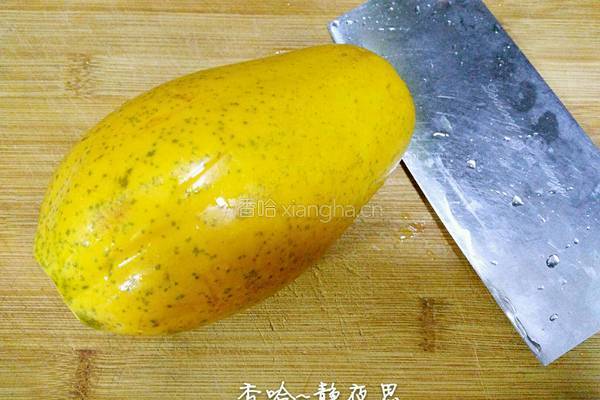 木瓜牛奶冻的做法图解9
