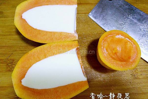 木瓜牛奶冻的做法图解15